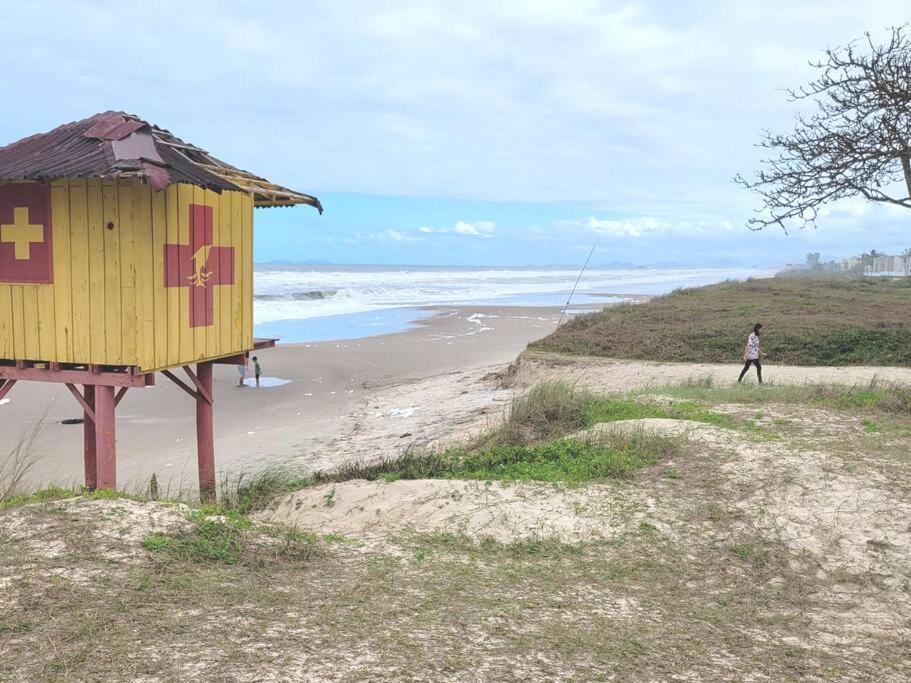 Apartamento Brejatuba Beira Mar Guaratuba Bagian luar foto