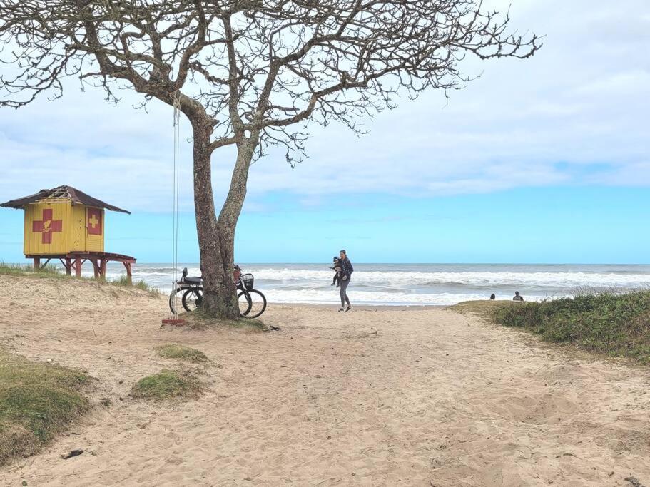 Apartamento Brejatuba Beira Mar Guaratuba Bagian luar foto